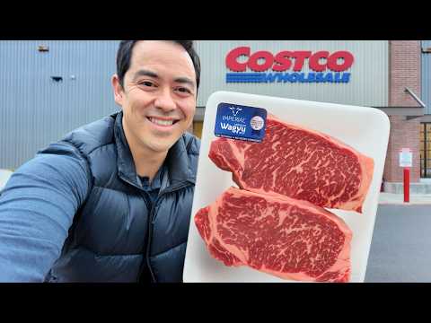 Видео: Готовим стейк из вагю с грибами из Costco