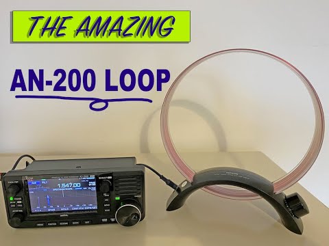 Видео: Удивительная комнатная рамочная антенна TECSUN AN-200 — ДВ, СВ и 160 м. Отличные характеристики.