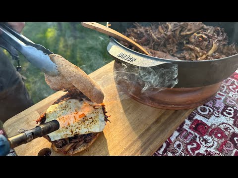 Видео: Сочный говядина 🥩 на мангале рецепт покарит ваши сердца ♥️