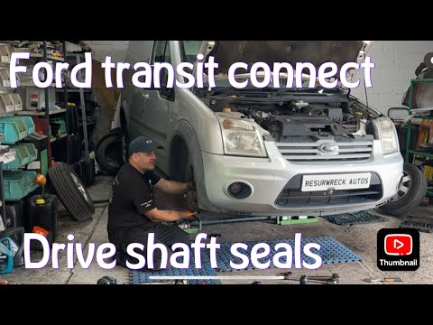 Видео: Сальники коробки передач Ford Transit Connect для приводных валов
