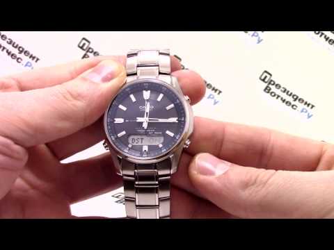 Видео: Часы Casio WAVE CEPTOR LCW-M100DSE-1A - Инструкция, как настроить от PresidentWatches.Ru