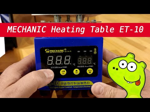 Видео: Полезные инструменты. Обзор. MECHANIC Heating Table ET-10