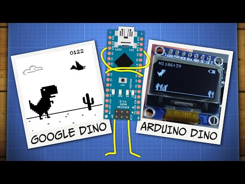 Видео: Закодил Google Dino на Arduino! [Arduino GameDev]