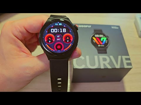 Видео: Новинка! ЗА 2000 тысячи ОГРОМНЫЙ AMOLED ДИСПЛЕЙ.ОБЗОР УМНЫХ ЧАСОВ WEOFLY CURVE