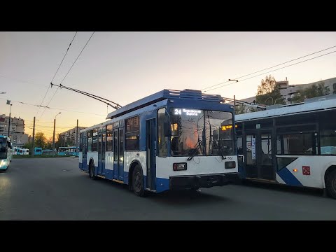 Видео: Троллейбус, маршрут №24 ПТЗ-5283 б.1961 (10.05.2023) Санкт-Петербург