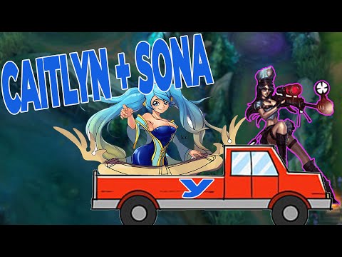 Видео: ЗАВИВАМЕ ГИ ЗА ЛЕКА НОЩ! Caitlyn and Sona Game play League of Legends