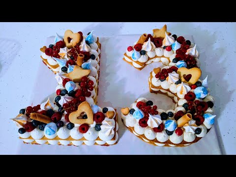 Видео: ТОРТА ЦИФРА,ТОРТА ЗА РОЖДЕН ДЕН/Number cake