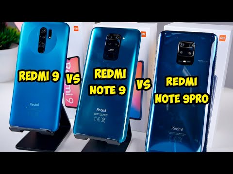 Видео: Xiaomi Redmi 9 VS Redmi Note 9 VS Redmi Note 9S/9Pro в чем разница и что выбрать?