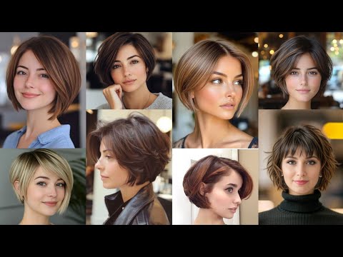 Видео: Самые красивые и шикарные идеи коротких стрижек и причесок / трендовые короткие стрижки 2025 года