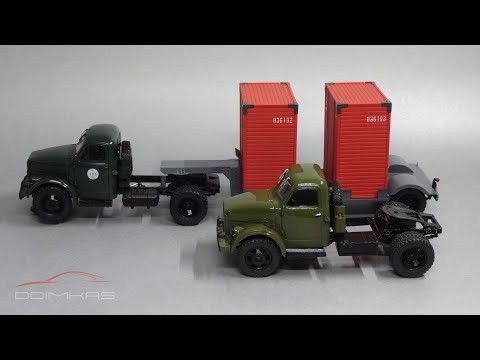 Видео: ГАЗ-51П седельный тягач || DiP Models VS Start Scale Models - Автоистория || Сравнительный обзор