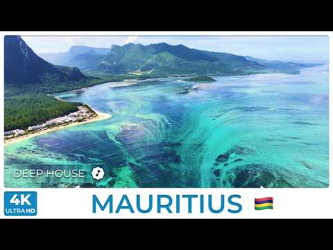 Видео: 🌴 Маврикий в 4K — подводный водопад, тропические пляжи и расслабляющая музыка в стиле Deep House