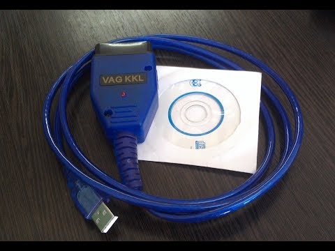 Видео: Диагностический кабель KKL VAG COM 409.1.  Установка драйвера