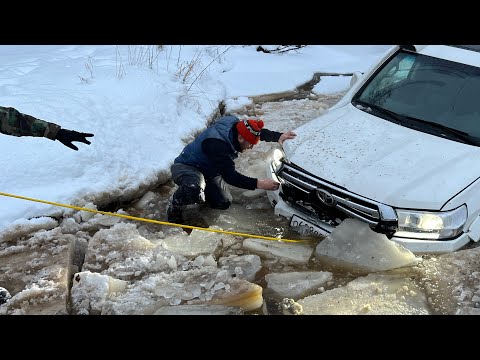 Видео: TLC200, новый Ford Raptor, Rubicon и Defender) Лёд, который ломает всё.