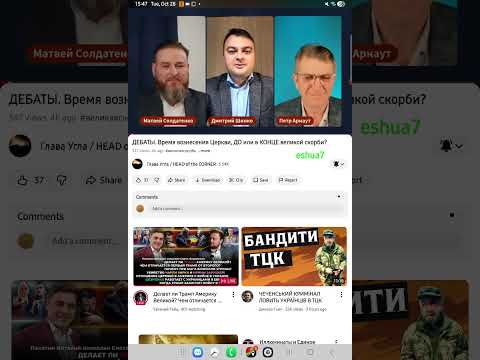 Видео: М.Солдатенко-П.Арнаут. Дебаты. Комментарий. Часть 1.