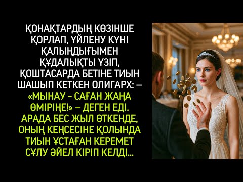 Видео: — «Мынау – саған жаңа өміріңе!» — деп, олигарх қонақтардың көзінше қорлап, қоштасарда қалыңдығының.