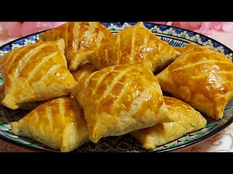 Видео: Хамири огизда эрийдиган Карсилдок Сомса тайёрлаш! Маззасига гап йук, огизда эрийди 👍🏻