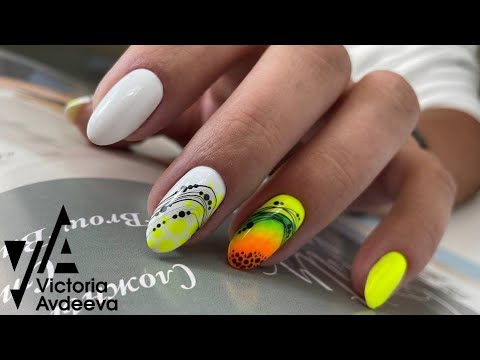 Видео: МАНИКЮР ОНЛАЙН. ДИЗАЙН НОГТЕЙ.  Виктория Авдеева