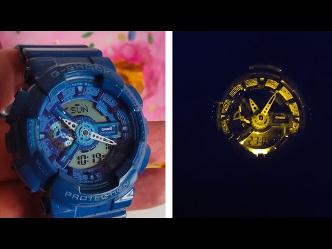 Видео: Одни из самый популярных Casio G-Shock GA-110!Одинокий фонарь в лесу!БУ часы мнение