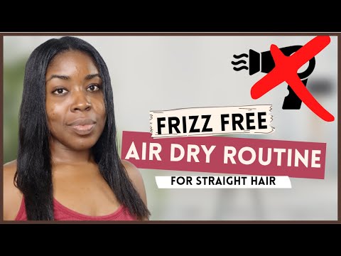 Видео: Моя процедура сушки естественным путем для расслабления волос | DenaJ