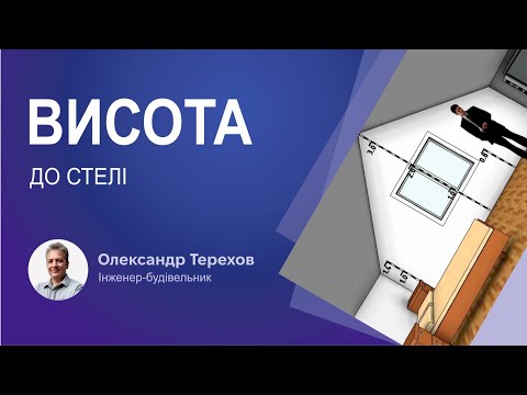Видео: Висота до стелі та над вікном