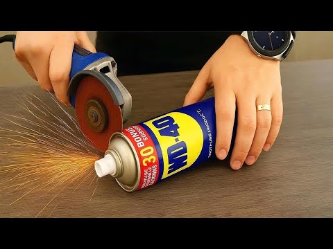 Видео: Не выбрасывайте старые бутылки WD 40! Это нужно каждому дому, но никто этим не занимается.