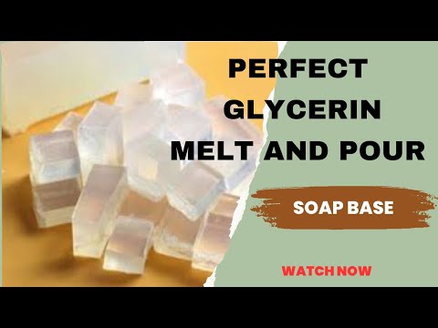 Видео: Как сделать глицериновую мыльную основу #meltandpoursoap #soapbase #glycerinsoap