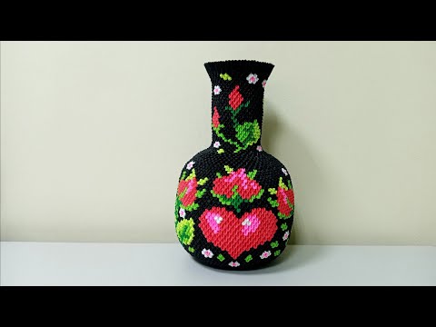 Видео: Ваза сердечко с бутонами (мастер-класс) 1 часть
