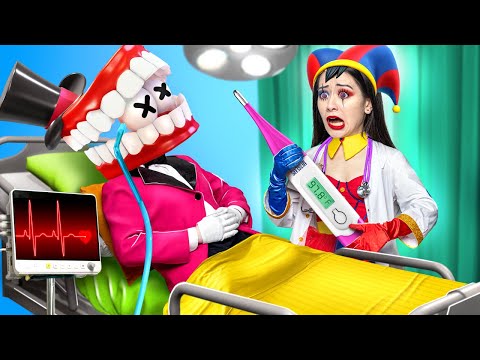 Видео: Больница Pomni! Больница для героев видеоигр! The Amazing Digital Circus!