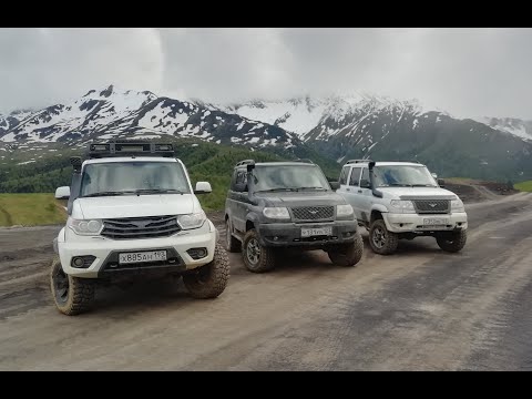 Видео: Псебай-Пхия- Архыз-Софийские вдп-Царские ворота.часть1/3.уаз патриот