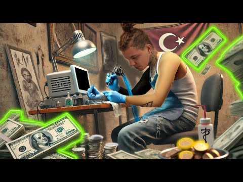 Видео: Вся правда о работе тату-мастером в Турции(маленькие доходы и высокие цены)