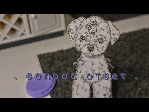 Видео: вопрос-ответ с бумажной собакой Еффи.