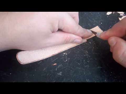 Видео: Ремешок из кожи змеи ручной работы