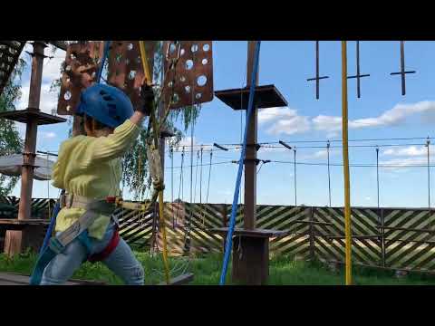 Видео: Полоса препятствий. Аттракционы