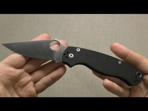 Видео: Нож Spyderco ParaMilitary 2. Обзор.
