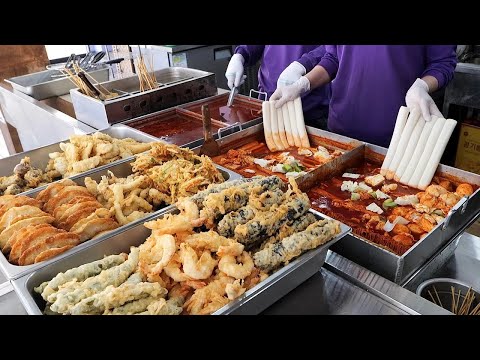 Видео: гигантские токпокки и коллекция популярных корейских закусок