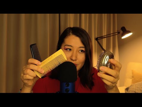 Видео: АСМР Расчесываю волосы | Hair Brushing & Whispering ASMR #asmr #асмр #hairbrushing #hairasmr #46