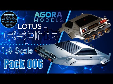 Видео: Индивидуальная сборка — комплект 006 Lotus Esprit «Wet Nellie» Джеймса Бонда | Agora Models, масш...