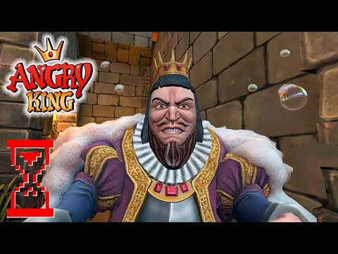 Видео: Злой Король // Мыльный эксперимент и баг полёта // Angry King