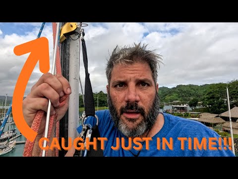 Видео: Эпизод 5: Спасение паруса: я вовремя обнаружил опасную проблему с такелажем