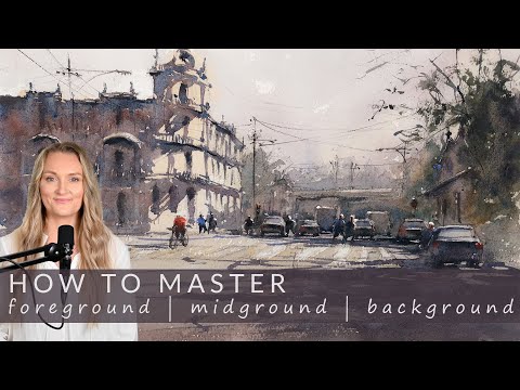 Видео: Как улучшить насыщенность тонов и краёв акварельной живописи