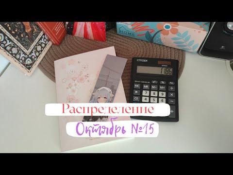 Видео: Распределение бюджета по системе денежных конвертов. Октябрь распределение №15.