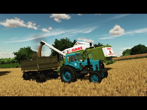 Видео: Farming Simulator 22 / Уборка ячменя