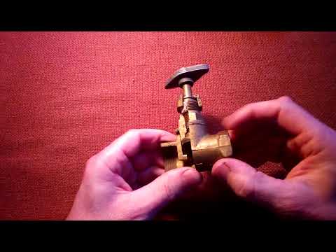 Видео: Устройство, принцип работы и ремонт советского водопроводного вентиля, крана