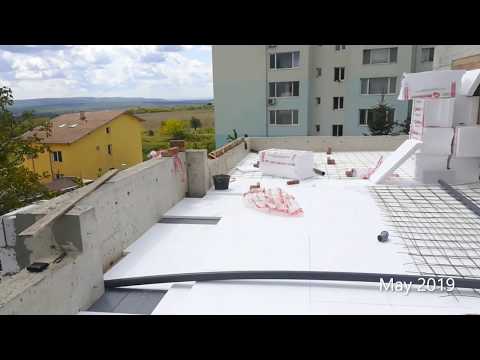 Видео: Изолация на плосък покрив с трислоен EPS висока плътност
