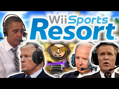 Видео: Президенты США играют в Wii Sports Swordplay Showdown