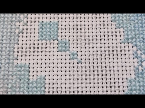 Видео: Вышивка крестиком. Про начальное закрепление нити на раме станка 