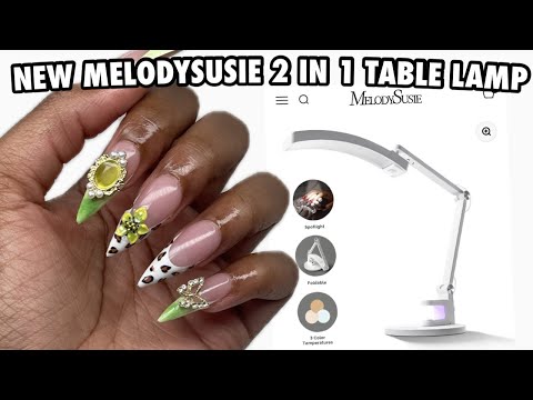 Видео: НОВИНКА MelodySusie 2 в 1: настольная лампа для ногтей + УФ-лампа | Маникюр с осенними феями | Ма...