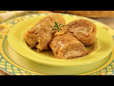 Видео: Чорбаджийски сарми с пилешко, ориз и дробчета