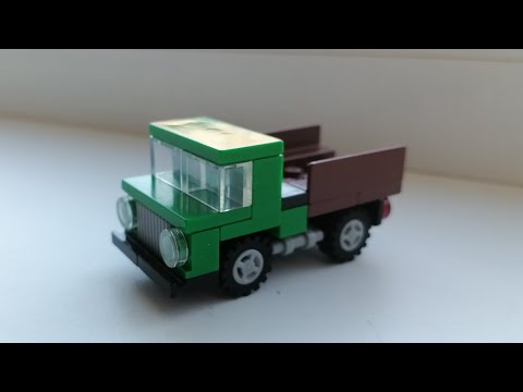 Видео: сборка мини грузовика ГАЗ-66 ШИШИГА из Lego