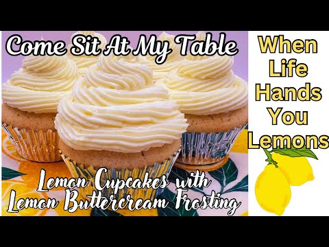 Видео: Видео №1 в нашей 8-дневной серии — Лимонные капкейки с лимонно-сливочной глазурью — Вкус лета